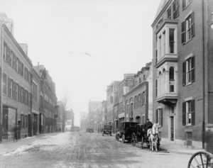 View of Chestnut Street, Boston, Mass., undated