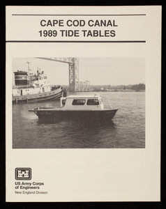 "Cape Cod Canal 1989 Tide Tables"