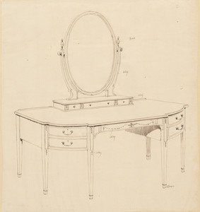 Toilet Table and Mirror