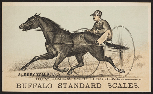 Trade card for Buffalo Standard Scales, Buffalo, New York, undated