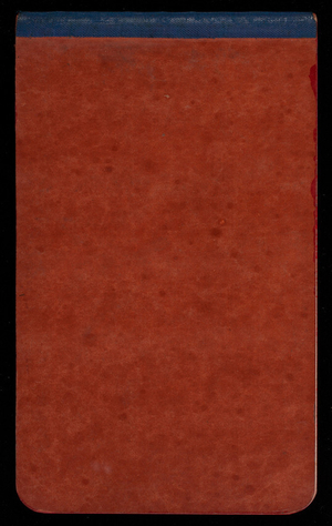 Thomas Lincoln Casey Notebook, November 1889-January 1890, 98, back cover