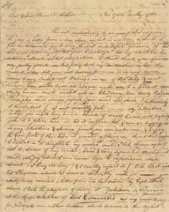 Letter from Leverett Saltonstall to Mary Cooke Saltonstall Harrod, 12 May 1782