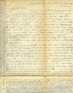 Letter from Benjamin Smith Lyman to Mr. Lesley