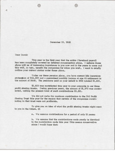 Letter from Mark H. McCormack to David A. Rees
