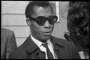 James Baldwin at the Youth, Non-Violence, and Social Change conference, Howard University