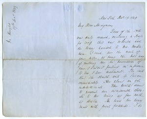 Letter from Dr. Benjamin J. Haight to Joseph Lyman