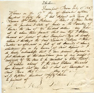 Letter from Alexander Heally and William Hinwood to Joseph Lyman