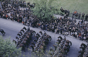 Cavalry in Belgrade parade