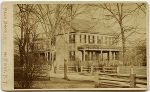 Edward Tyrrel Channing's home: view from the front
