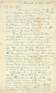 Letter from Erasmus Darwin Hudson to Martha Turner Hudson