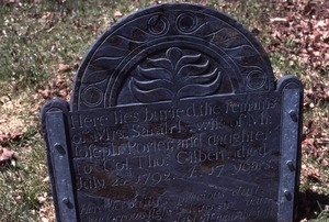 Lyme (New Hampshire) gravestone: Porter, Sarah (d. 1792)