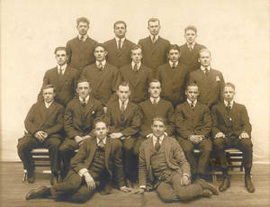Unidentified group of young men
