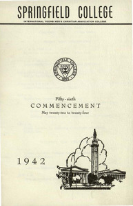 Springfield College Commencement Program (1942)