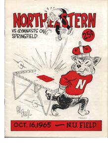 Official Program: Northeastern vs. Springfield College, October 16, 1965