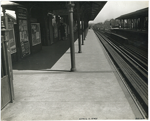 Upper platform view