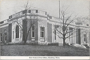 [New federal post office, Reading, Mass.]