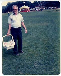 Manuel Espinola with granddaughter