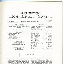 Clarion Arlington High School 1914