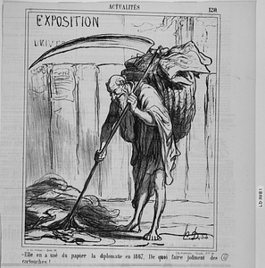 Elle ne a usé du papier la diplomatie en 1867.