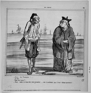 - Voici les Français...... - Je file....... - Vous avez peur?...... - Non..... Mais je veux être très grossier......, en n'assistant as à leur débarquement!...