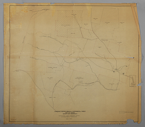Lawrence Hopkins Memorial Experimental Forest proposed acquisition plan map