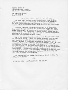 Freshmen Cong. Appeal to Speaker