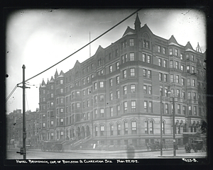 Hotel Brunswick corner of Boylston and Clarendon Streets