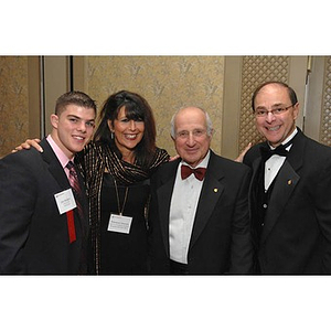 President Joseph Aoun with guests at the Huntington Society Dinner