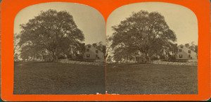 Stereograph of the Samuel Cushing House, Hingham, Mass., undated