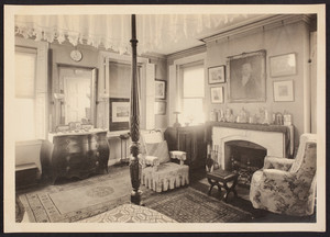 Interior view of the Lippitt-Green House, southwest bedroom looking southwest no. 13, 14 John Street, Providence, R.I., 1919