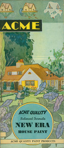 Brochure, Acme Quality Balanced Formula New Era House Paint, Acme White Lead and Color Works, Detroit, Michigan