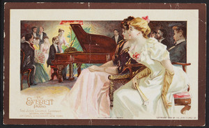 Trade card for The Everett Piano, Boston, Mass., 1893