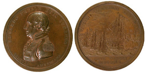Comitia Americana medal, Edward Preble before Tripoli 1804