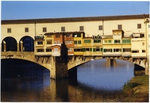 Ponte Vecchio, or 'The Old Bridge,' over the Arno river