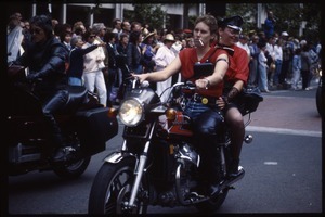 Motorcyclists at the San Francisco Pride Parade