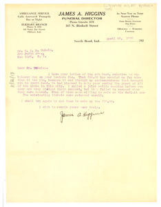 Letter from Literature and Art Research Club to W. E. B. Du Bois