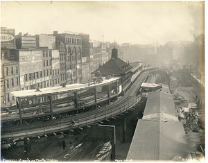 Progress of work on North Station