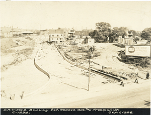 Busway between Geneva Avenue and Freeman Street