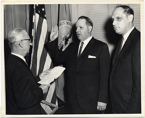 Swearing in of Police Commissioner Edmund McNamara