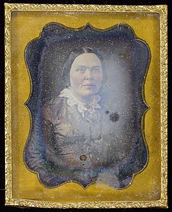 Half-length portrait of an unidentified adult female
