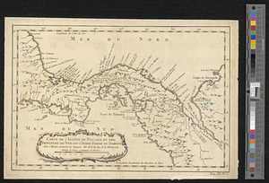 Carte de l'isthme de Panama et des provinces de Veragua Terre Ferme er Darien