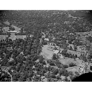 Dana Hall School and the area, various views, Wellesley, MA