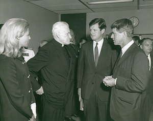 Cardinal Richard Cushing with Kennedys