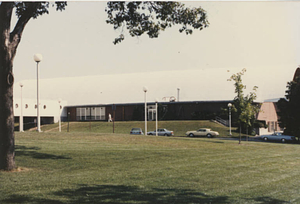 Side View of the Art Linkletter Natatorium at Springfield College