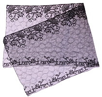 Black Lace Scarf