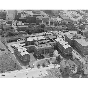 Roxbury, Parker Hill Robert Brigham Hospital close up, Boston, MA