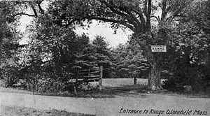 Entrance to range, Wakefield, Mass.