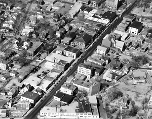 Aerial View of Main Street: Melrose, Mass.