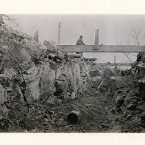 Workmen at Kensington Park excavation