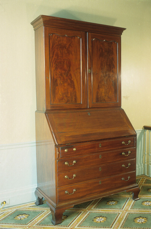 Desk and bookcase